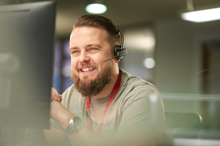 A freight agent working